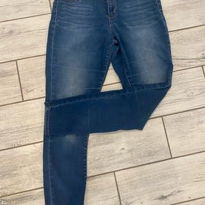 Blue spice skinny jeans